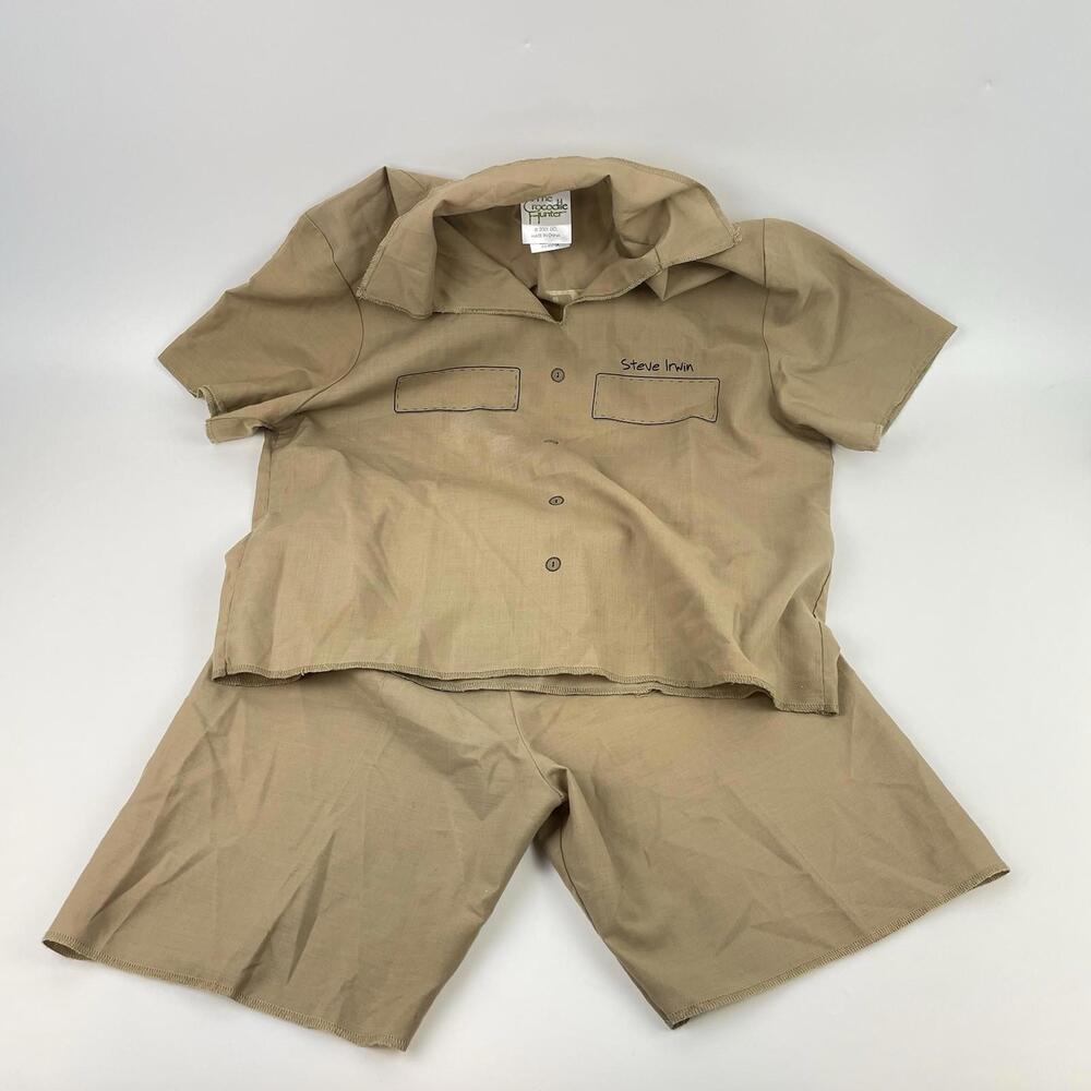 Vintage 2001 Rare Crocodile Hunter Steve Irwin Child Costume Halloween
